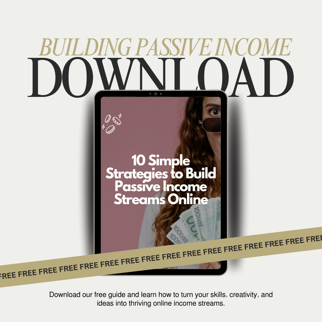 10 Simple Strategies to Build Passive Income Streams Online - Lead Magnet