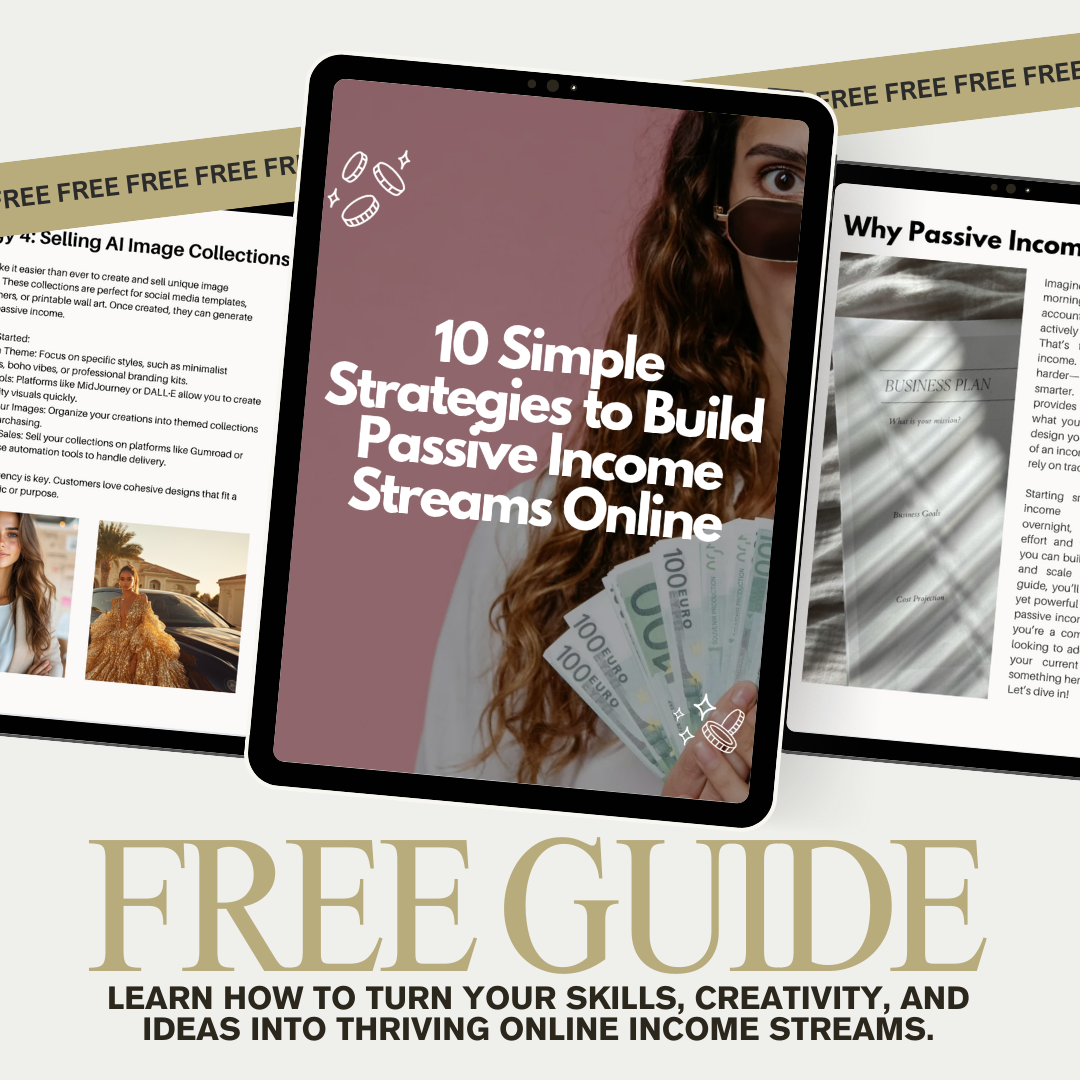 10 Simple Strategies to Build Passive Income Streams Online - Lead Magnet