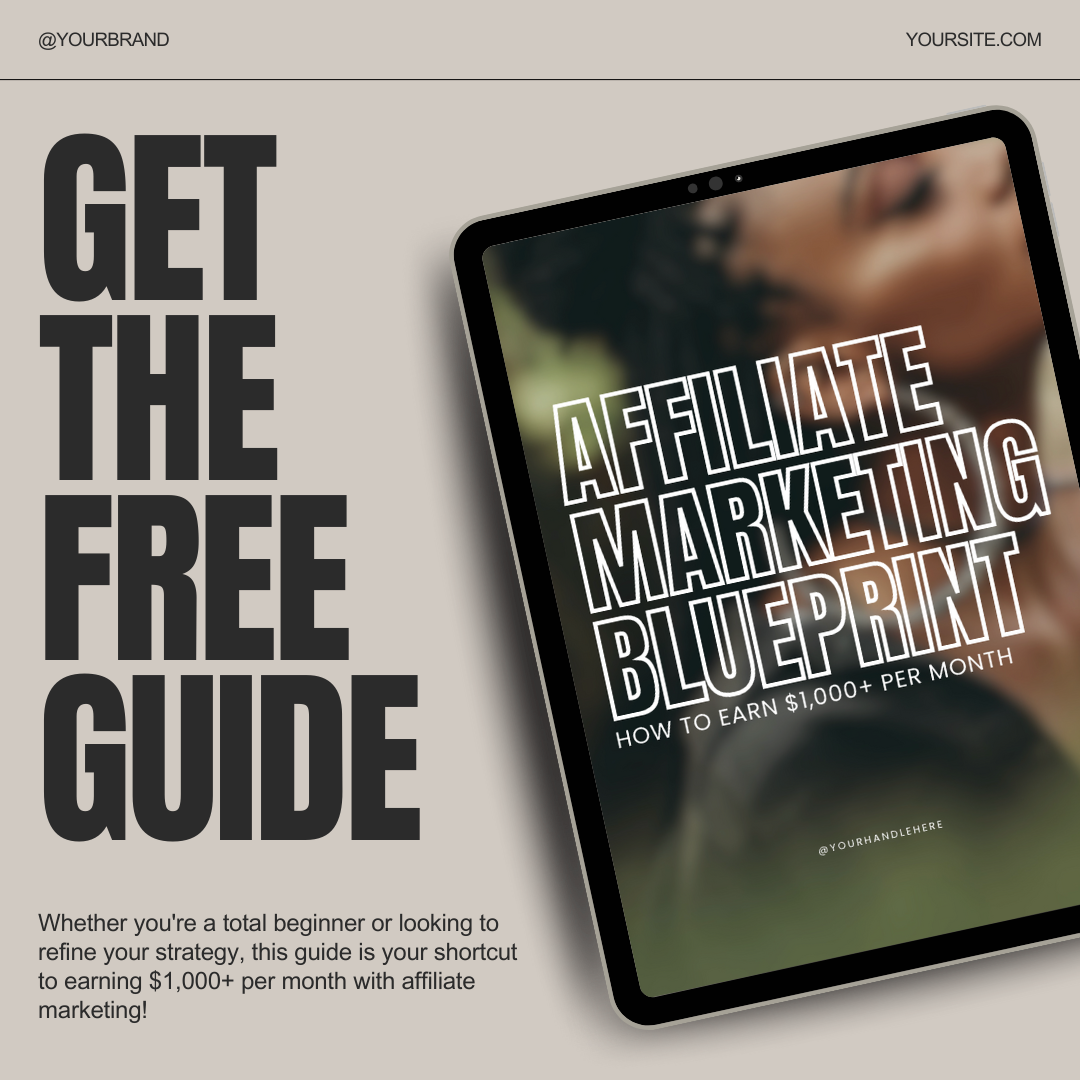 Affiliate Marketing Blueprint - Lead Magnet