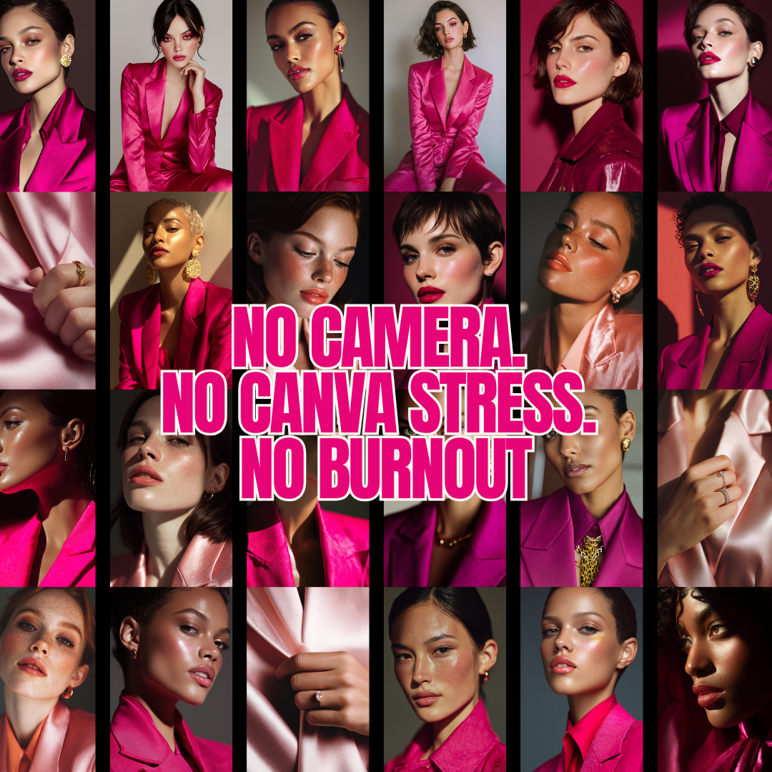 ✨ Glossed In Power | 70+ Scroll‑Stopping Images for Faceless, Viral Content