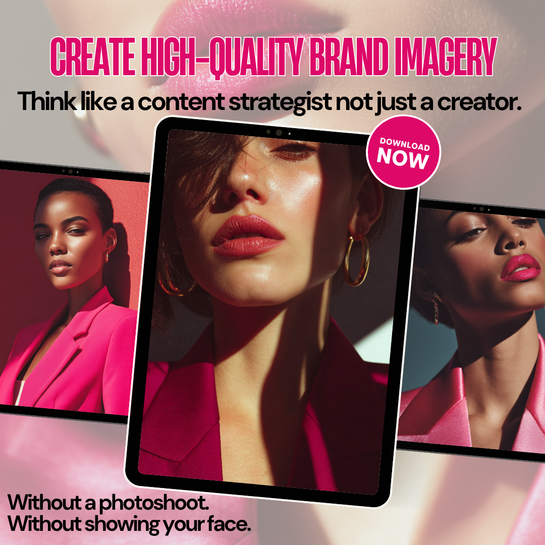 🎨 Glossed In Power | Faceless Viral Image Prompt Pack (Midjourney)