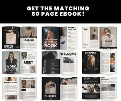 60 Page Luna Design eBook & Workbook with MRR