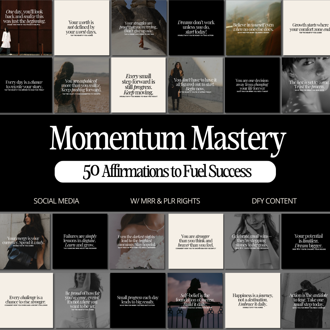 Momentum Mastery 50 Powerful Affirmations