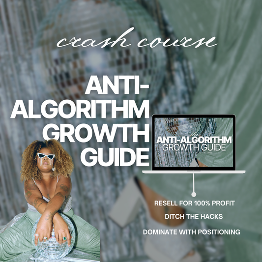 🧠 Anti-Algorithm Growth Guide Become the Algorithm. Ditch the hacks. Lead with purpose.