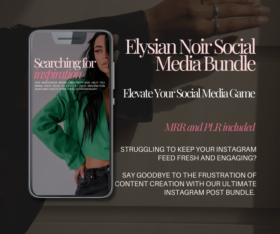 Elysian Noir Social Media Bundle