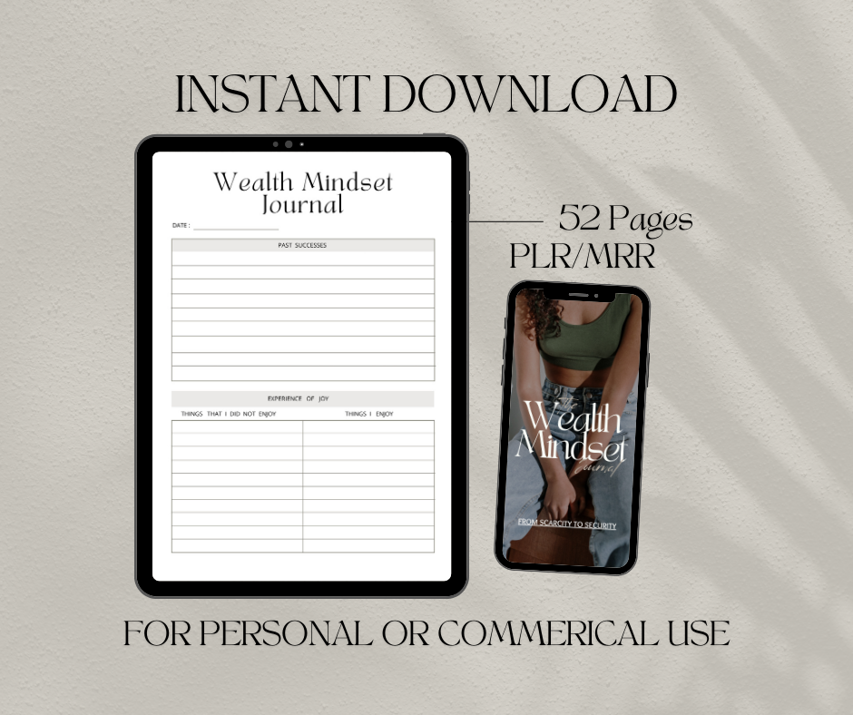 The Wealth Mindset Journal