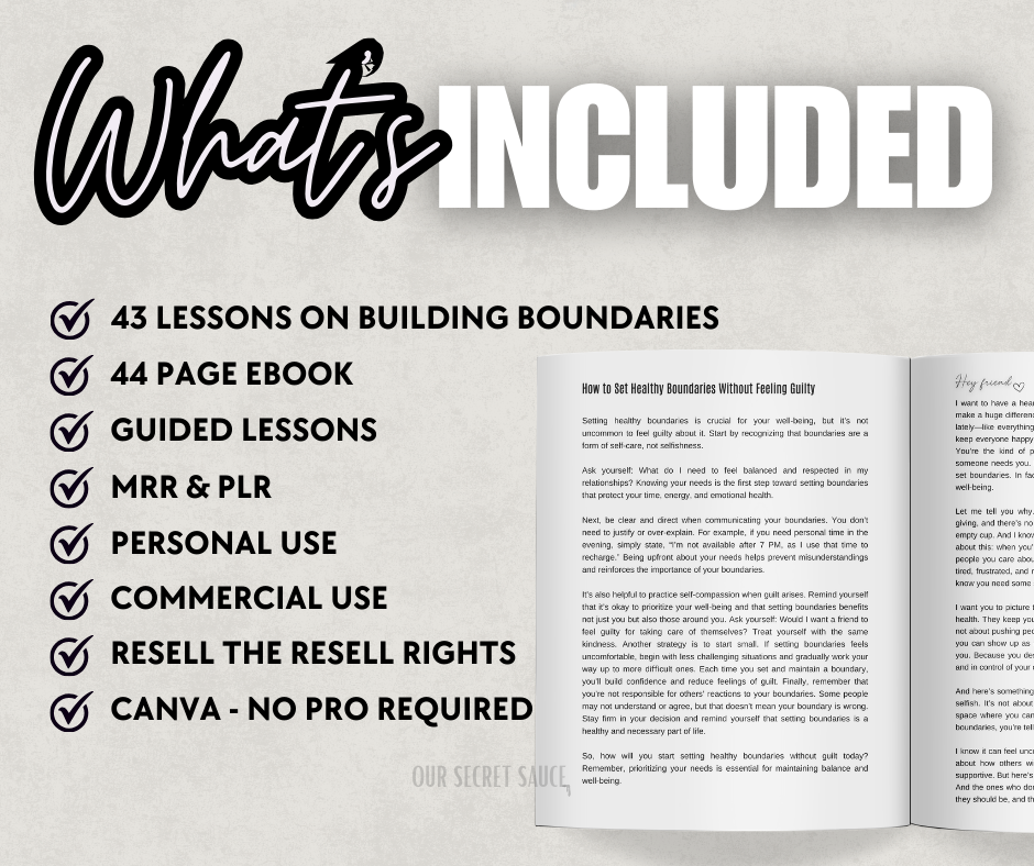 Building Boundaries | Life Coach Series