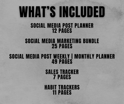 Planner & Tracker Bundle - Low Ticket Bundle