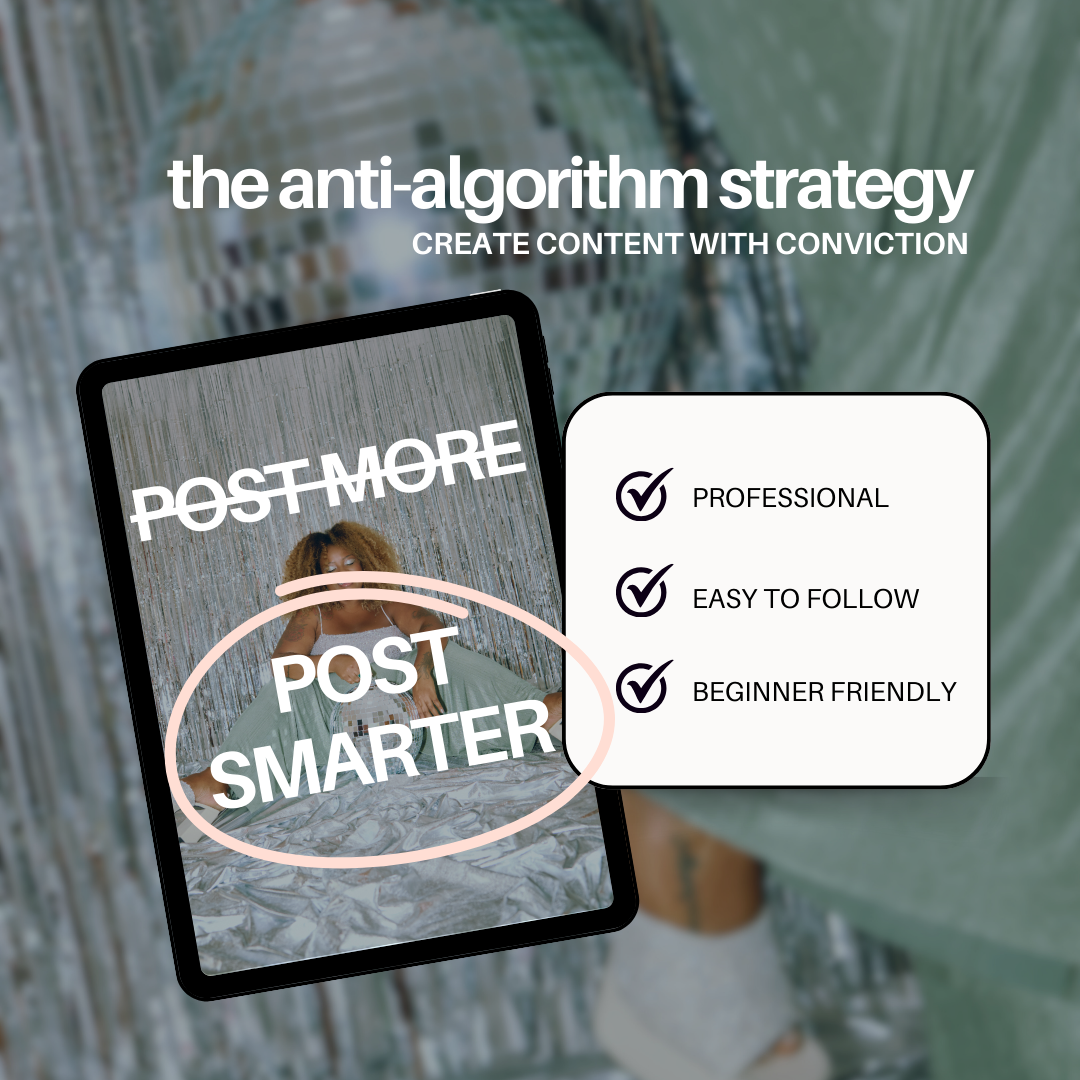 🧠 Anti-Algorithm Growth Guide Become the Algorithm. Ditch the hacks. Lead with purpose.