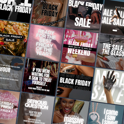 The Ultimate Black Friday Social Media Content Bundle