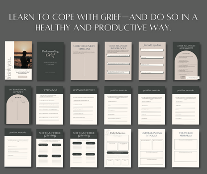 Mens Edition Coping With Grief eBook + Workbook