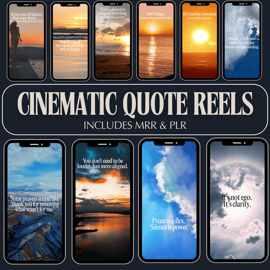 50 Empowerment Quote Reels Bundle