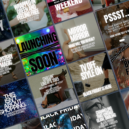 The Ultimate Black Friday Social Media Content Bundle