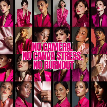✨ Glossed In Power | 70+ Scroll‑Stopping Images for Faceless, Viral Content