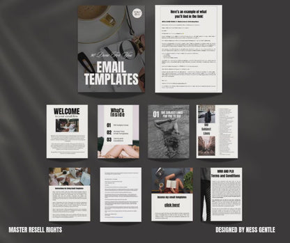 90 Done For You Email Templates with MRR