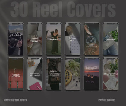 Vol 1. Instagram Reels, Hooks, Captions & Reel Covers