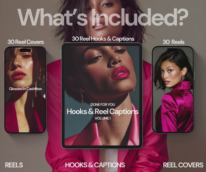 ✨ Glossed In Power | 30‑Day Luxury Content System