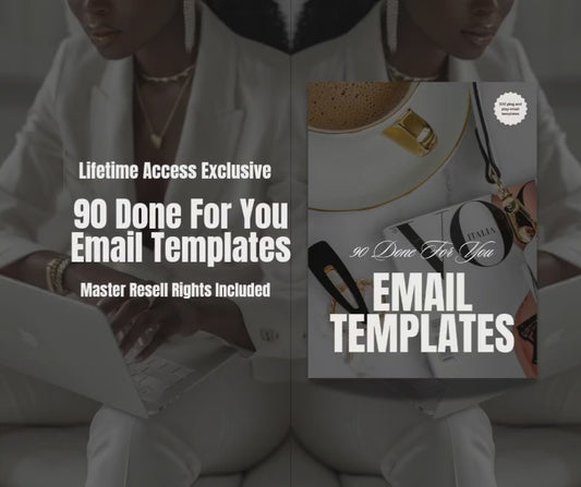 90 Done For You Email Templates with MRR