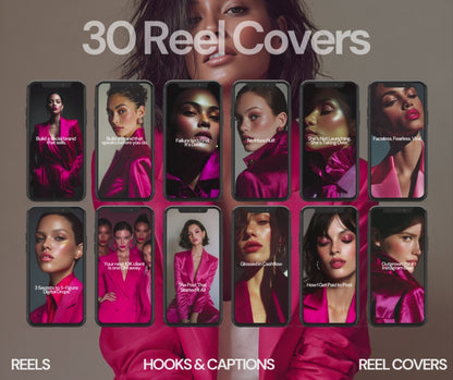 ✨ Glossed In Power | 30‑Day Luxury Content System
