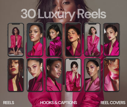 ✨ Glossed In Power | 30‑Day Luxury Content System