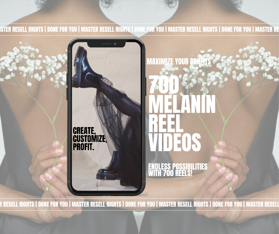 700 Melanin Lifestyle Stock Video Reels Bundle